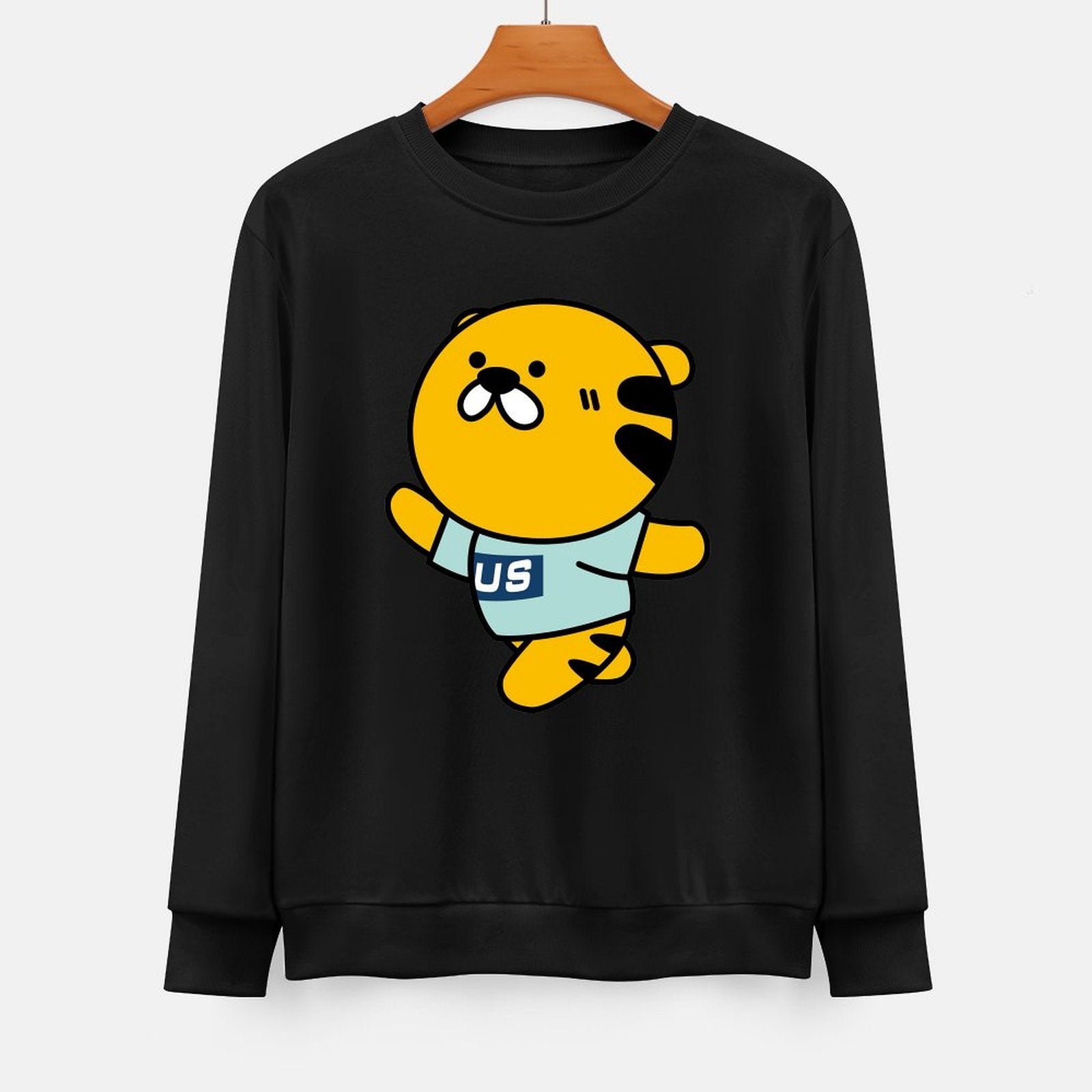 Front Patterned Long Sleeve TopComfortLine Long Lasting